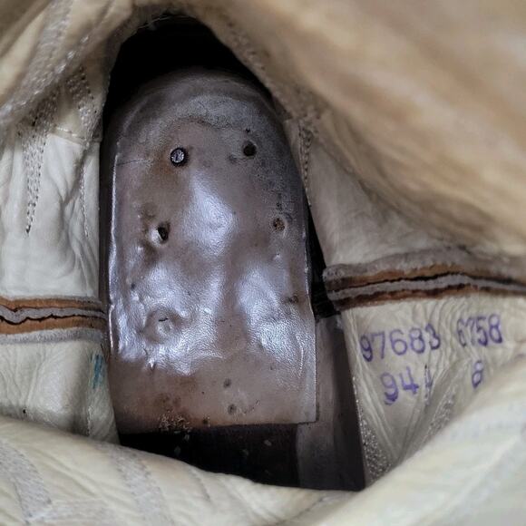 Vintage Dan Post Boots Mens 8.5D Brown Leather EXOTIC RARE Cowboy Western 6758 - Picture 14 of 16